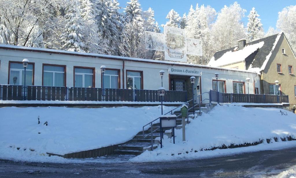 Pension Und Berggasthaus Kapellenstein Geyer Exterior foto